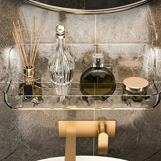 etagere de douche avec quatre produit dessus 