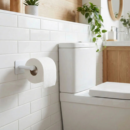 porte papier toilette moderne blanc mur