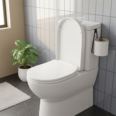 porte papier toilette noir installation