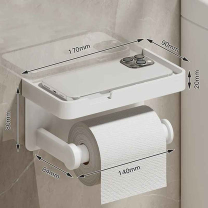 porte papier toilette securosupport simple blanc